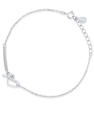 Image of KOURA 925 Sterling Silver Bracelet for Women & Girls | Sleek Adjustable Link Design | Timeless Silver Jewellery for Everyday Use, Work, Celebrations & Thoughtful Gifting