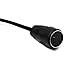 System-S S-Video Kabel 150 cm Din 3 Pin Stecker zu Buchse in Schwarz