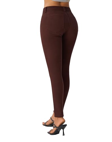 Image of roswear Women's Essentials Ripped Mid Rise Destroyed Skinny Jeans