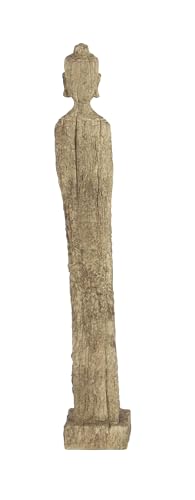 Eclectic Beige Polystone Sculpture