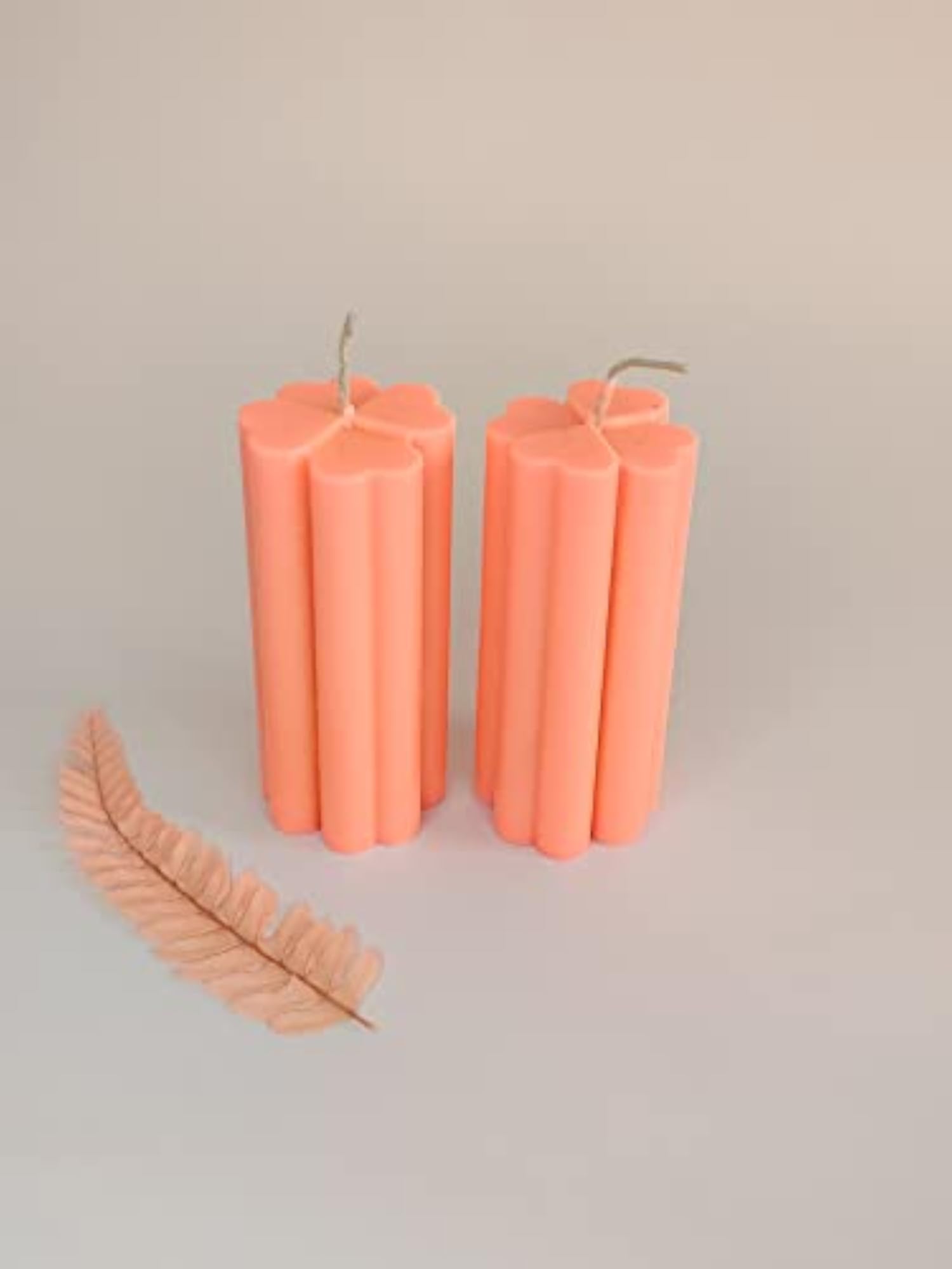 Soy Wax Clover Leaf Candles for Home and Table Decor