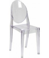 Flash Furniture Cheryl Ghost Side Chair In Transparent Crystal #TOP30