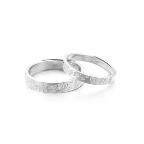 Alliance argent 925 réglable : un bijou de mariage raffiné aux symboles chanceux