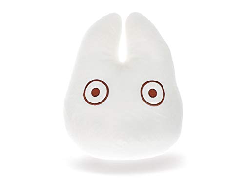 CosplayStudio Coussin douillet pour les fans de Chibi Totoro - Blanc - 25 x 32 cm