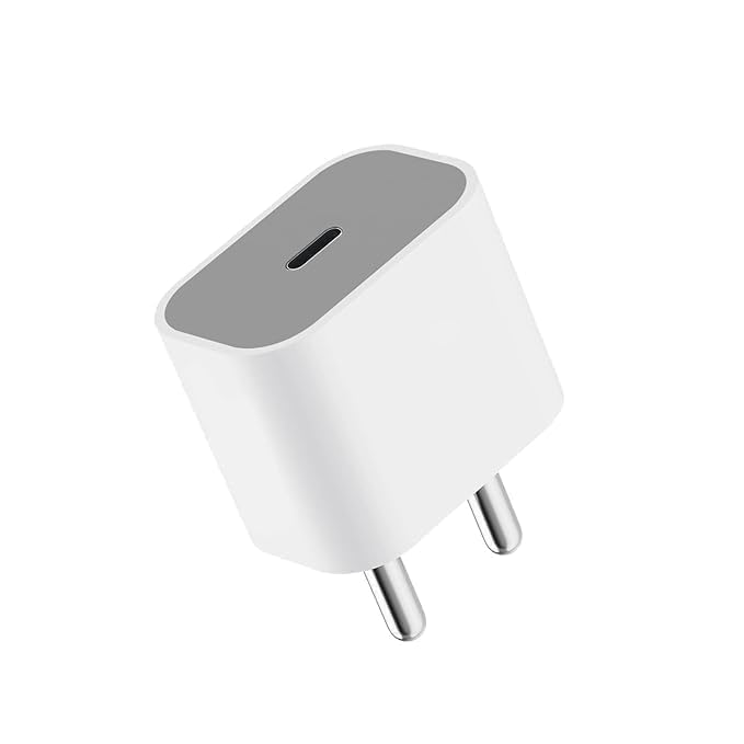 Charger Adapter 20W Original Type C for iPhone Series with Fast Charging Adaptor BIS Certified (20W ADP with Type C to C)