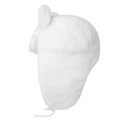 Chapeau Ushanka femme chaud en peluche et taille réglable - 3