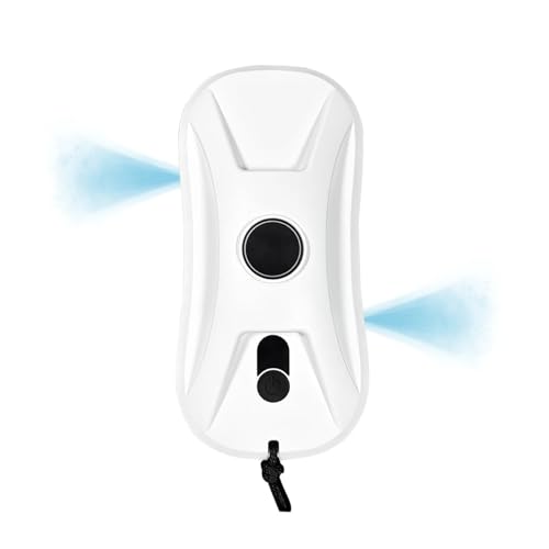 JHXHFJXZ Robot Aspirador automático de Ventanas con pulverización de Agua bidireccional, Potente succión y Control Remoto for hogares Inteligentes. para Vidrio sin Rayas