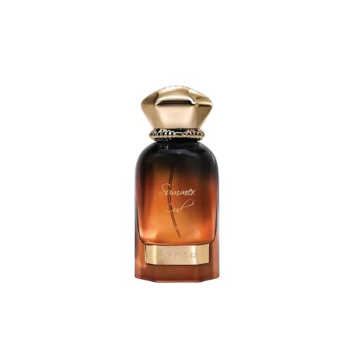 Ahmed Al Maghribi Summer Oud Extrait de Parfum 60ml Unisex Oriental Woody Fragrance with Cypriol Saffron Rose Amber & Oud Accord - Premium Long Lasting EDP