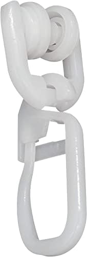 100x T-Gleiter Für Gardinenschienen - Weiß, Kunststoff, Gardinenzubehör