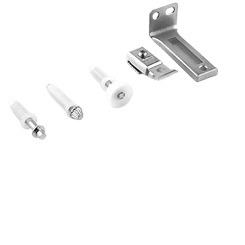 Durable 2set Bi Fold Door Hardware Contains Top and Bottom Pivots Brackets Guide Wheel miniatura 4