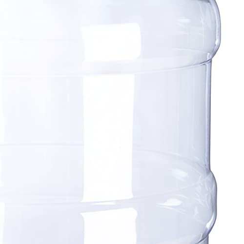 Relaxdays Wasserspender mit Tank & Zapfhahn, Tisch Trinkwasserspender Büro, 4,5 l, Kunststoff, H x D: 47,5 x 17 cm, blau, 1 Stück 10027938_45