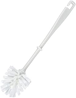 Toilet Brush Plastic Long Handle Toilet Brush Deep Bathroom Cleaning Toilet Brushes With Strong Bristle Loo Brush for Toilet Wall Hanging Bathroom Toilet Bowl Brush-Sturdy Fit All Holders