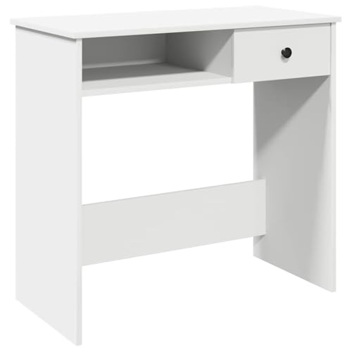 Bureau Blanc 80x40x75 cm Bois d ingénierie