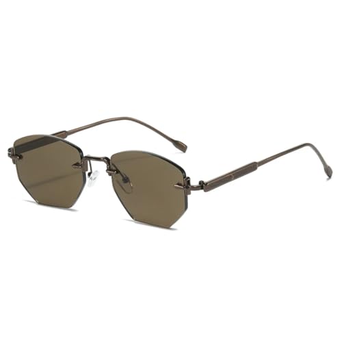 Lunettes de soleil femme mode luxe UV400 grand cadre vintage pour accessoire tendance