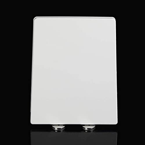 Abattant WC rectangulaire à fermeture douce et charnières déclipsables