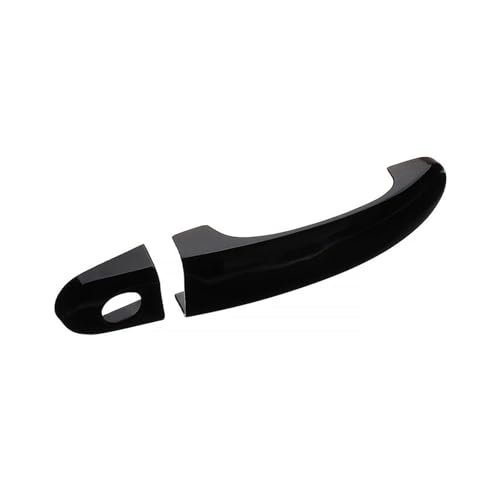 Lot de 6 housses de poignée de porte extérieure pour T5 T6 Transporter Caddy noir brillant