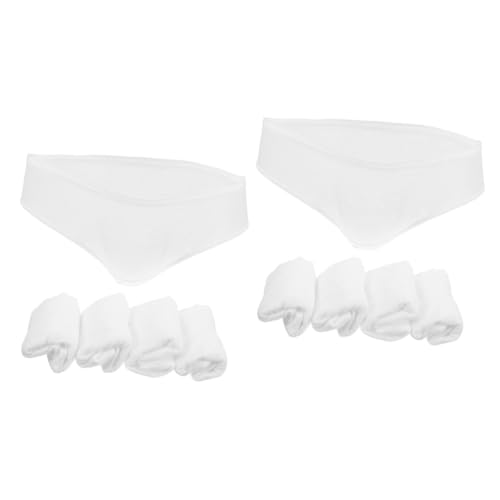 WOFASHPURET 2sets Knitted Fabric Comfortable Disposable Underwear for Travel Breathable Briefs for Male 5pcs*2