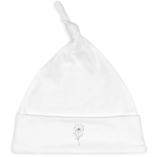 Azeeda 'Flower' Baby Beanie Hat (BH00034880) White