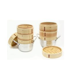 Amazon | 杉ミニセイロ＆ステンレス鍋セット 15cm 【IK1231】 | IKESHO
