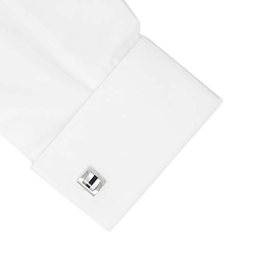 Mother Of Pearl And Onyx Stripe Cufflinks Men Birthday Father's Gift Cuff Links #TOP3