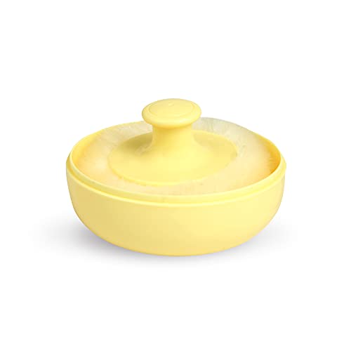 Image of Pigeon Powder Case with Soft Feather Feel Acrylic Puff,Yellow