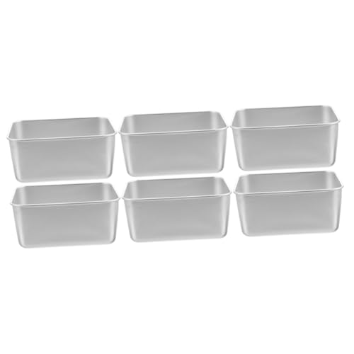 GANAZONO 6pcs Stainless Steel Camping Bowls Outdoor Dish for Soup Salad and Snacks and Portable for Travel Picnics and Camping Activities Food-Grade Material