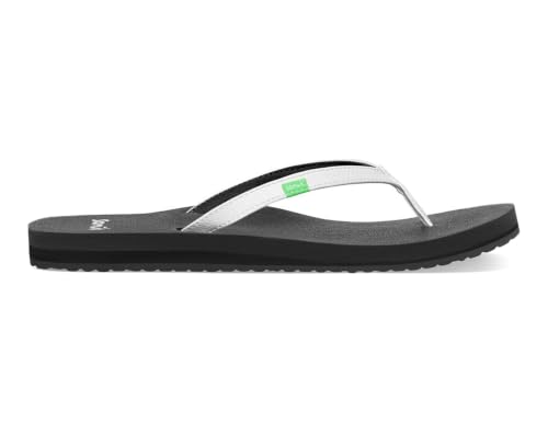 Image of Sanuk Yoga Joy Womens Flip Flops | Yoga Mat Footbed | Sandals for Women | Womens Yoga Sandals | Women's Beach Sandals