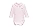 Body Neonata Modello Polo con Manica Lunga 2pz AF3638 cotone 100% intimo ellepi (Rosa, 1 mese)