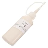 BESPORTBLE Weiße 3D Unterglasurfarbe für Keramik 40 ml Farbige Reliefdekorfarbe mit Leuchtendem Effekt Feine Konturen für Kreative Keramikgestaltung und Selbstgemacht Kunstprojekte