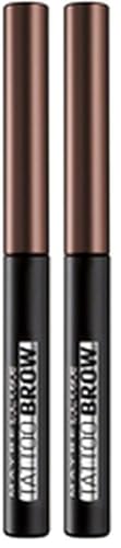 Tattoo Brow Maybelline Medium Brown lot de 2 pour un sourcil parfait