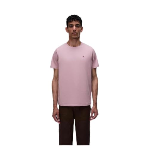 Image of Napapijri Salis Summmer Short Sleeve T-Shirt XL Pink