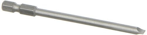Wera Series 4 800/4 Z Sheet Metal Bit, Slotted 0.6mm x 4.5mm x 89mm Blade, 1/4" Drive (Pack of 10)