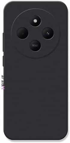 Velvet Silicone Case Cover for Xiaomi Redmi 14C (Black, Xiaomi Re...