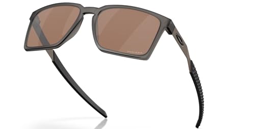 Oakley Exchange Sun Sunglasses Satin Grey Smoke with Prizm Tungsten Lens 56mm4