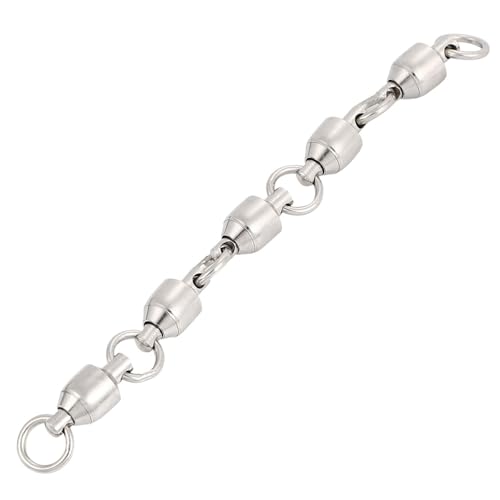 calm wish 釣具 釣り 仕掛け ボール ベアリング サルカン 5連 ファスト スナップ スイベル ステンレス アカ ムツ 深海 石鯛 60kg 1個