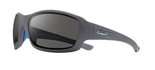 Revo Mens Polarized Sunglasses Espen x Bear Grylls Rectangle Frame 59 mm, Matte