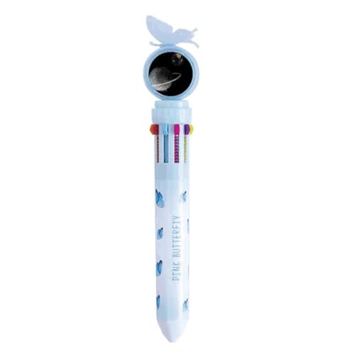 Stylo à bille rétractable multicolore sur le thème de l'univers et de la Terre