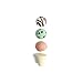 TWEE Maxie's Minty Mint Ice Cream Cone Handmade Sidewalk Chalk | White, Green, Brown | Made in the USA | Classic Children's Present | Fun Special Party Gift Idea | Arts and Crafts For Kids + Toddlers | Easter Basket Activities | Outside Playground Drawing | Boy Girl