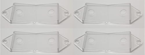 Clear Rocker Switch Plate Cover Guard 4 Pack - Keeps Light Switch ON or Off Protects Your Lights or Circuits from Accidentally Being Turned on or Off. by JSP Manufacturing - Image 3