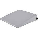 pader medi.tech Keilkissen 40x40x10/2 cm - Orthopädischer Lagerungskeil mit hochwertigem Kunstlederbezug I Chrom