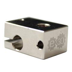 Genuine E3D v6 Plated Copper Heater Block (V6-BLOCK-CARTRIDGE-COPPER)