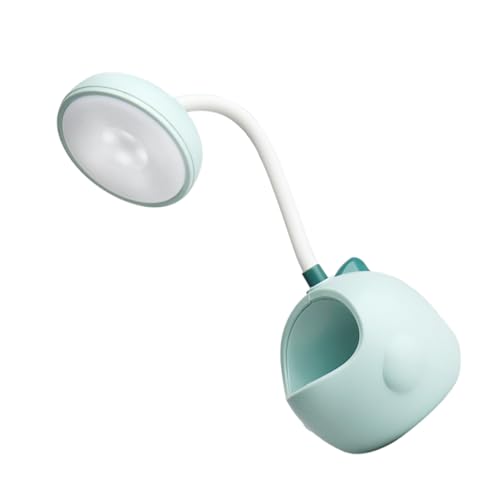 POPETPOP 1 Pieza Escritorio Recargable USB Flexo de Estudio con Soporte Bolígrafo de Lectura Oficina y Dormitorio de Verde