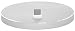 Produktbild StilGut AirDock Oval - Edle Docking Ladestation für Geräte mit USB-Typ-C-Anschluss. Design Docking-Station aus Aluminium, Silber