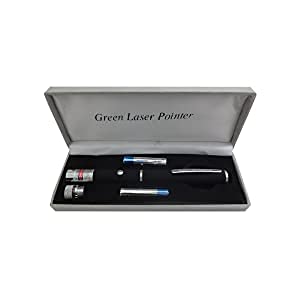 SPefez laser light powerful green laser light green laser pointer laser pen Disco Pointer Pen Beam with Adjustable Antena Cap to Change Project Design for Presentation