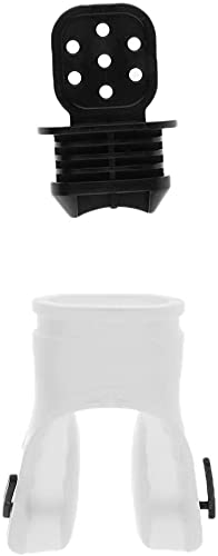 U/D Siliconen Duiken Duik Snorkel Moldable Bite Mondstuk Regulator 2 stks (Wit & Groen) - Image 4