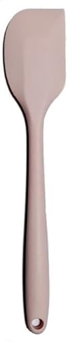 Spatola da Cucina in Silicone (Rosa) Flessibile Grande in Silicone, Resistente al Calore, Asporta dolcemente lasciando liscia ogni superfice antiaderente senza graffi