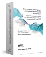 GOUVERNANCE D'ENTREPRISE, CONFORMITE ET CRIMINALITE ECONOMIQUE 2897304251 Book Cover