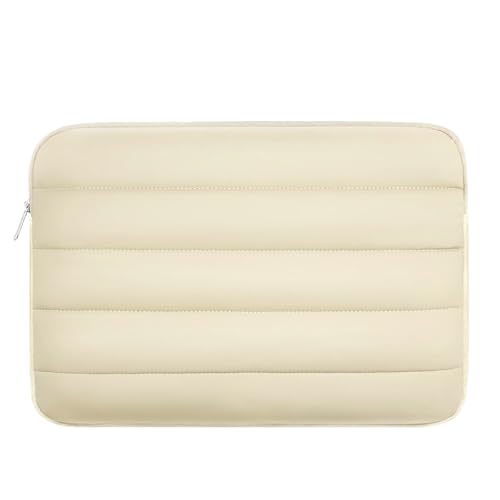 Image of ZORBES Waterpoof Laptop Bag 14.1 inches Travel Cute Puffy Soft Laptop Bag Plush Soft Lining Anti-Scratch