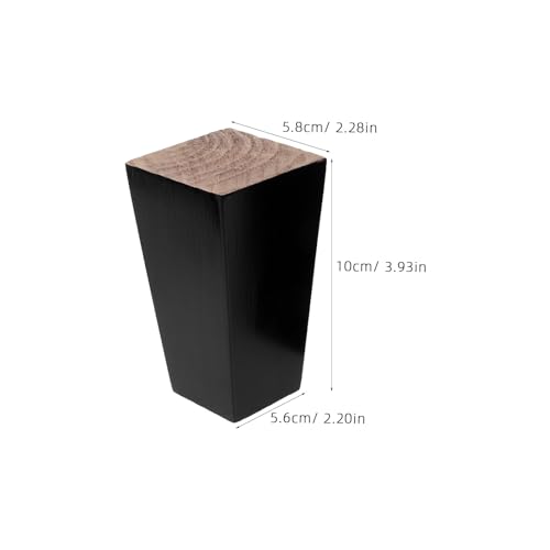 Patas de madera para muebles EXCEART de 10cm: elegancia y robustez para sofás 5