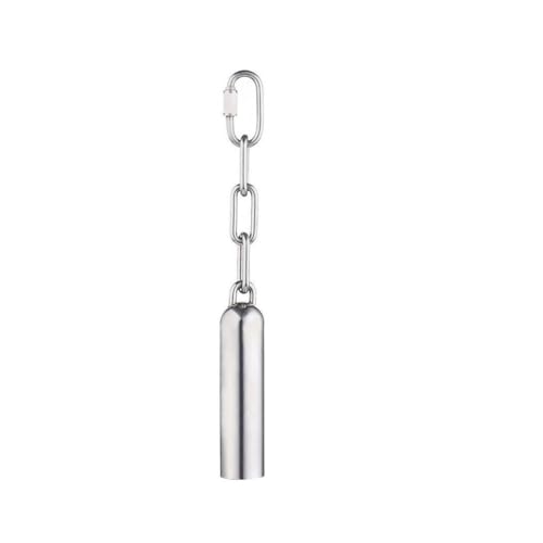 Petall Bird Stainless Steel Bell Sweet Sound Hanging Bell - Toy Gift Bell for Parrots African Greys Macaws Cockatiels Squirrel Pigeon Lovebird